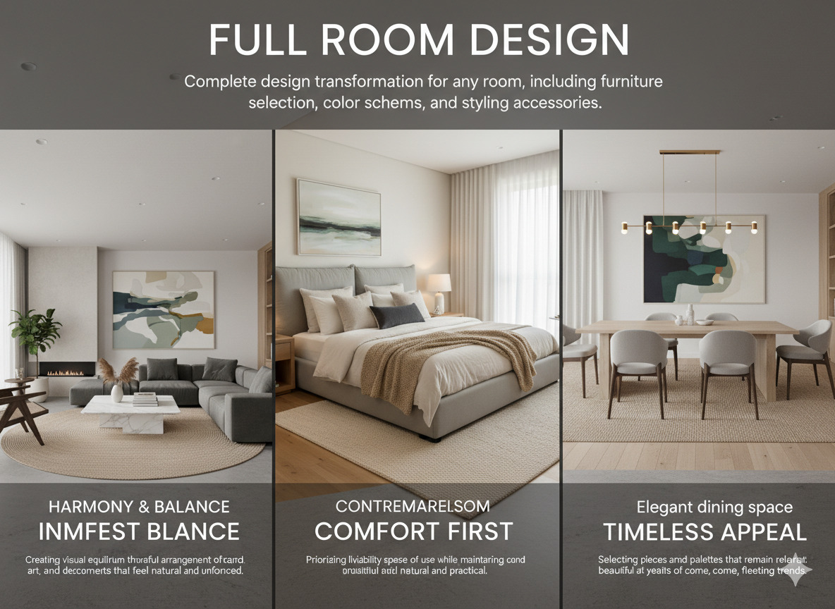 Full room design service